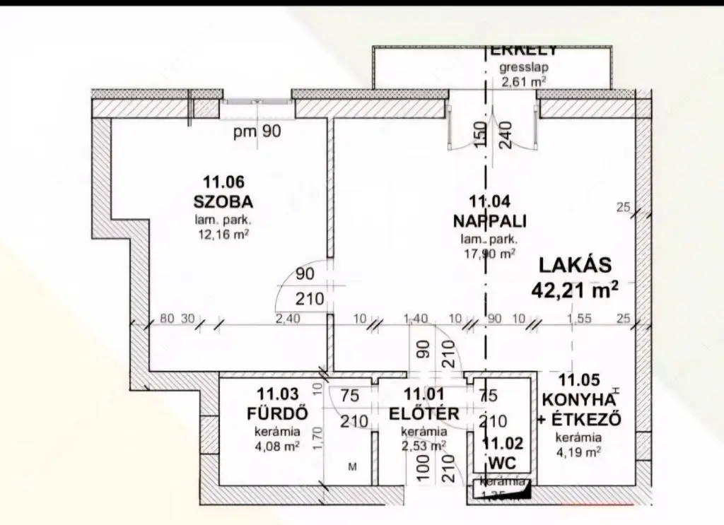 Kiadó albérlet 270000 Ft/hó áron: Budapest, VIII. kerület  Tolnai Lajos utca. Mérete: 43 nm, 2 szobás | Alberlet.hu - 6540980