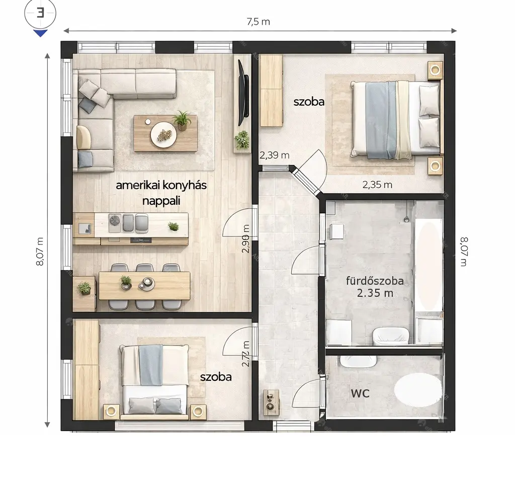 Kiadó albérlet 300000 Ft/hó áron: Budapest, X. kerület  Bánya utca. Mérete: 59 nm, 1 szobás | Alberlet.hu - 6692285
