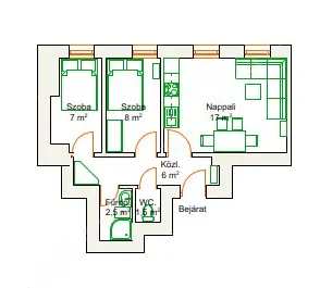 Kiadó albérlet 259000 Ft/hó áron: Budapest, XI. kerület  Baranyai utca. Mérete: 42 nm, 3 szobás | Alberlet.hu - 6578111