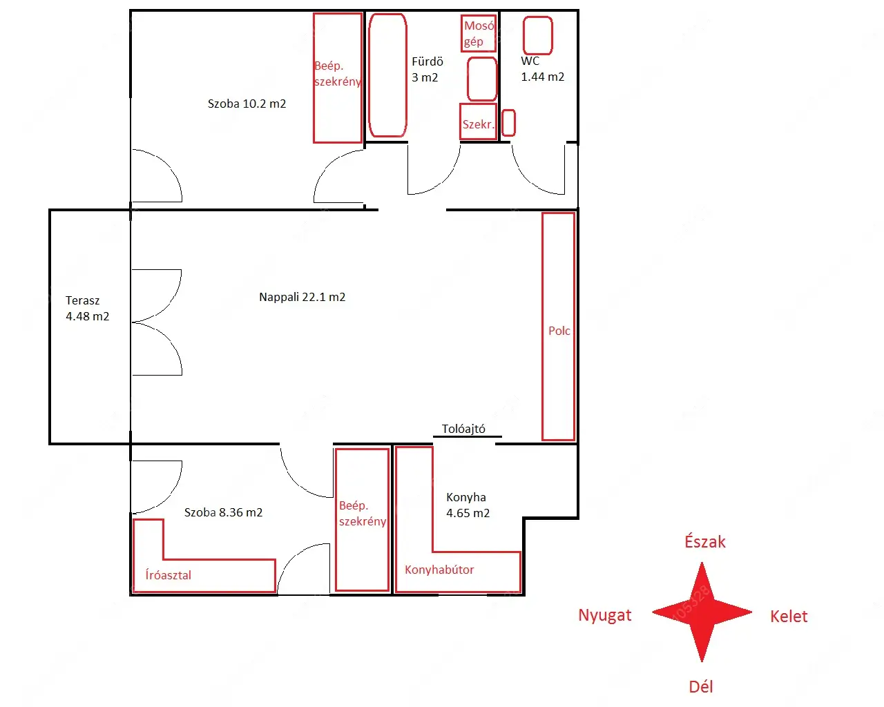 Kiadó albérlet 270000 Ft/hó áron: Budapest, XI. kerület  Barázda utca. Mérete: 55 nm, 2 szobás | Alberlet.hu - 6257762