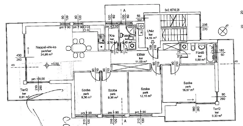 Kiadó albérlet 790000 Ft/hó áron: Budapest, XI. kerület  Beregszász út. Mérete: 124 nm, 3 szobás | Alberlet.hu - 6687934