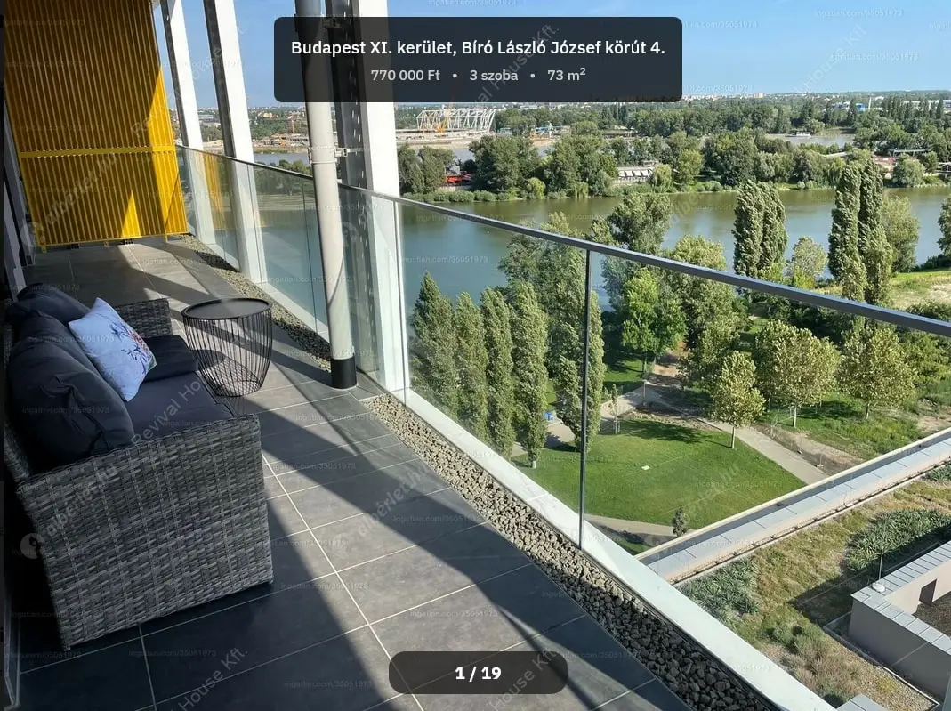 Kiadó albérlet 770000 Ft/hó áron: Budapest, XI. kerület  Bíró László József körút. Mérete: 73 nm, 3 szobás | Alberlet.hu - 6590940