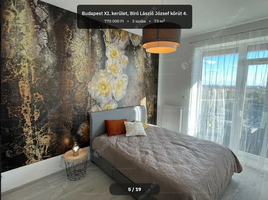 Kiadó albérlet 770000 Ft/hó áron: Budapest, XI. kerület  Bíró László József körút. Mérete: 73 nm, 3 szobás | Alberlet.hu - 6590944