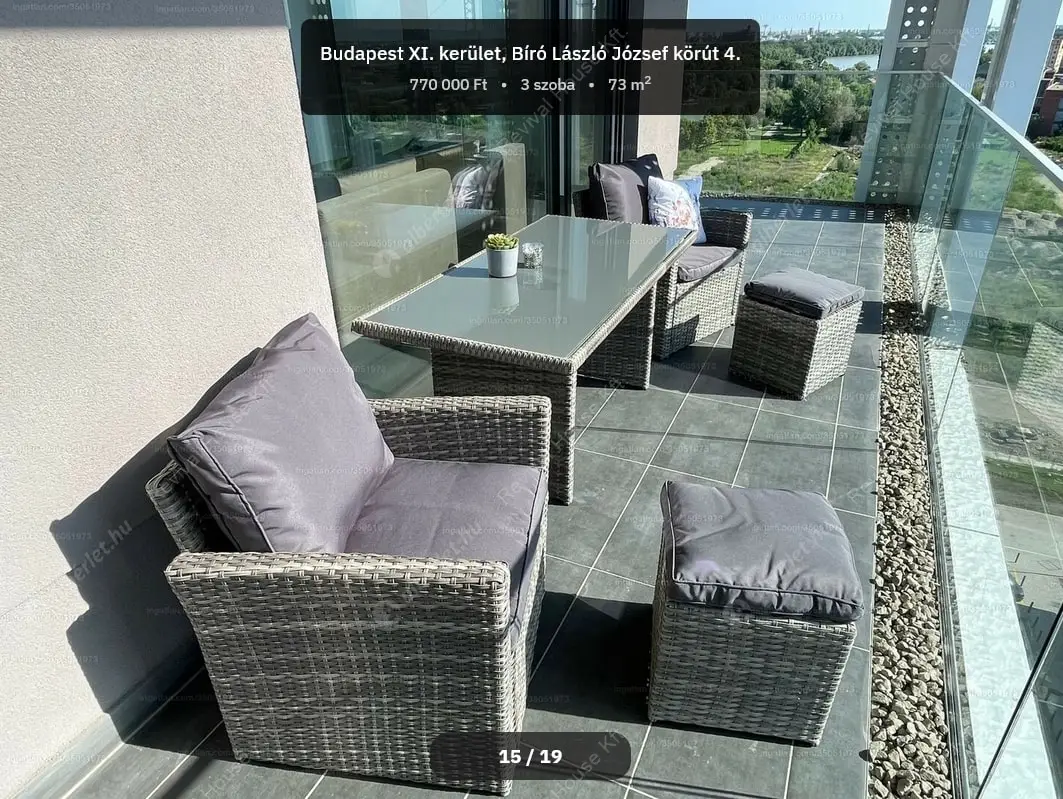 Kiadó albérlet 770000 Ft/hó áron: Budapest, XI. kerület  Bíró László József körút. Mérete: 73 nm, 3 szobás | Alberlet.hu - 6590954