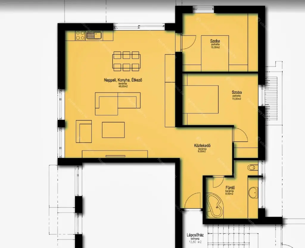 Kiadó albérlet 480000 Ft/hó áron: Budapest, XI. kerület  Gazdagréti út. Mérete: 98 nm, 3 szobás | Alberlet.hu - 6656107