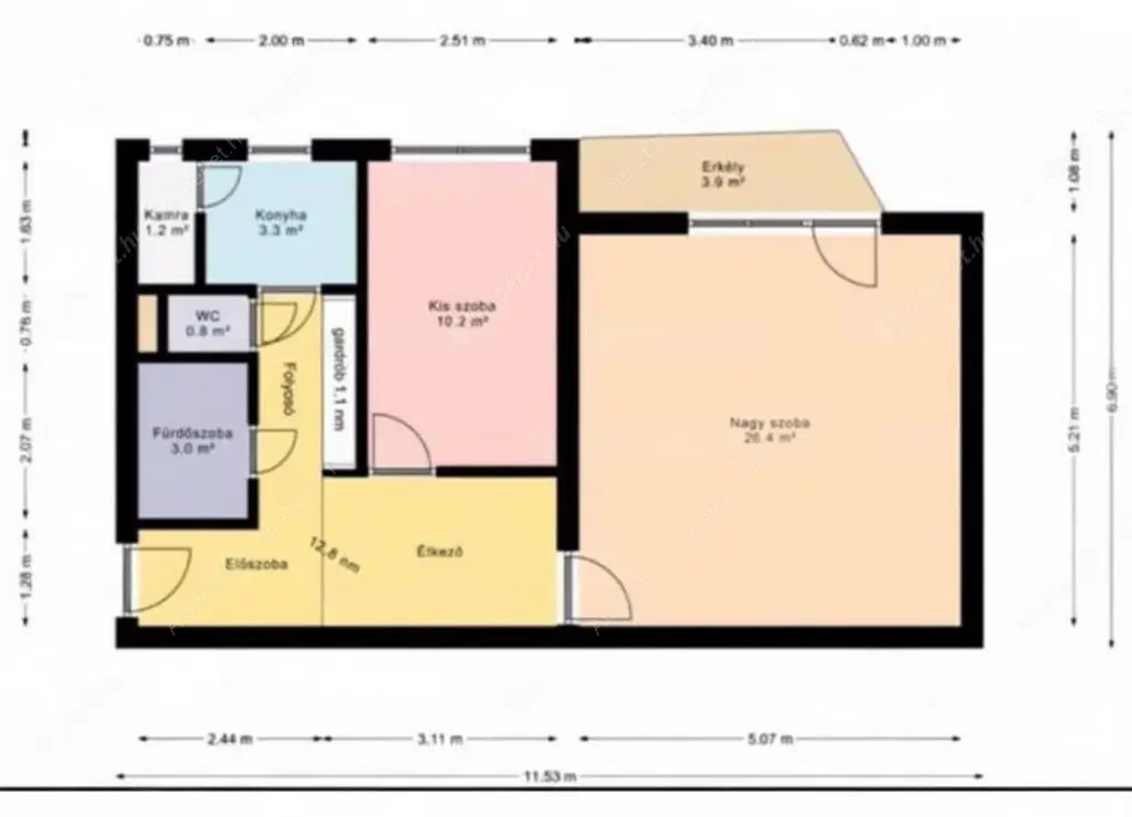 Kiadó albérlet 280000 Ft/hó áron: Budapest, XI. kerület  Ménesi út. Mérete: 64 nm, 2 szobás | Alberlet.hu - 6572919