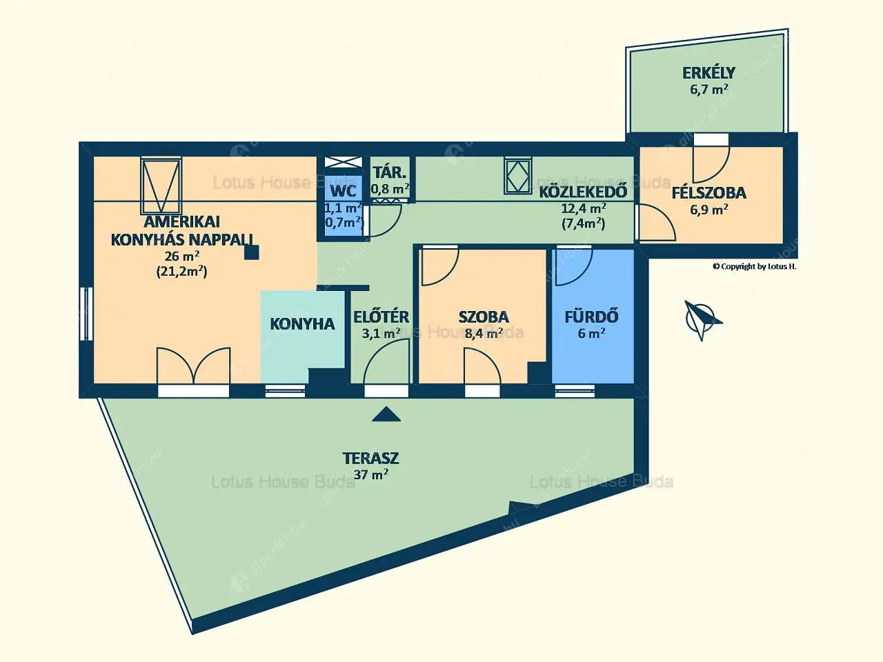 Kiadó albérlet 380000 Ft/hó áron: Budapest, XI. kerület  Naprózsa utca. Mérete: 65 nm, 2 szobás | Alberlet.hu - 6604319