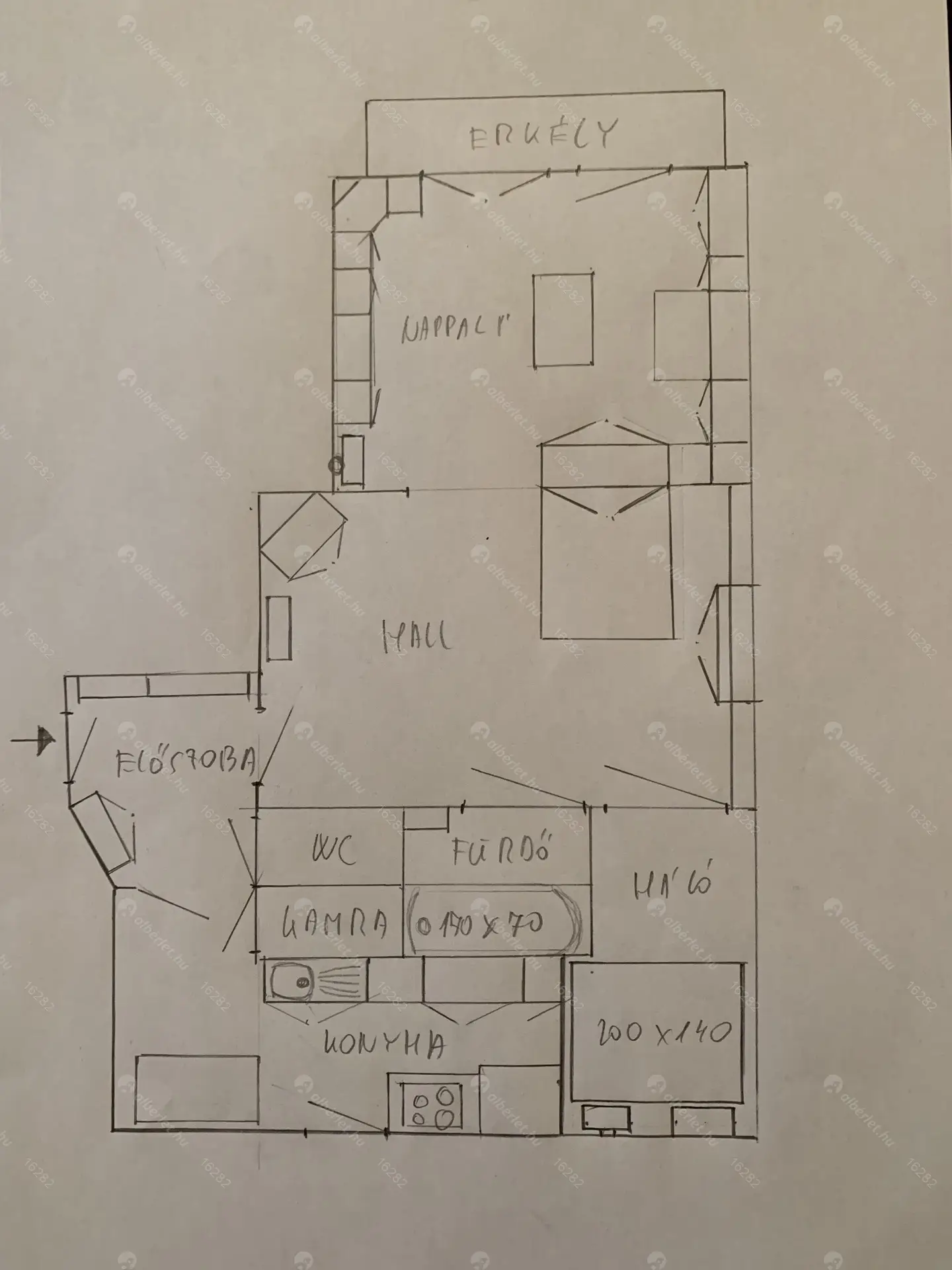 Kiadó albérlet 230000 Ft/hó áron: Budapest, XI. kerület  Ulászló utca. Mérete: 55 nm, 2 szobás | Alberlet.hu - 6542159