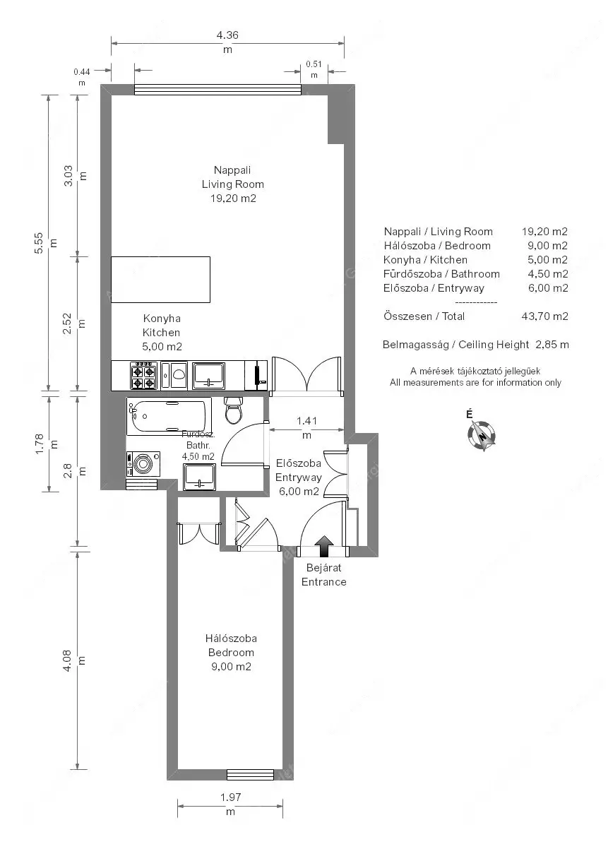 Kiadó albérlet 250000 Ft/hó áron: Budapest, XI. kerület  Villányi út. Mérete: 44 nm, 2 szobás | Alberlet.hu - 6394196