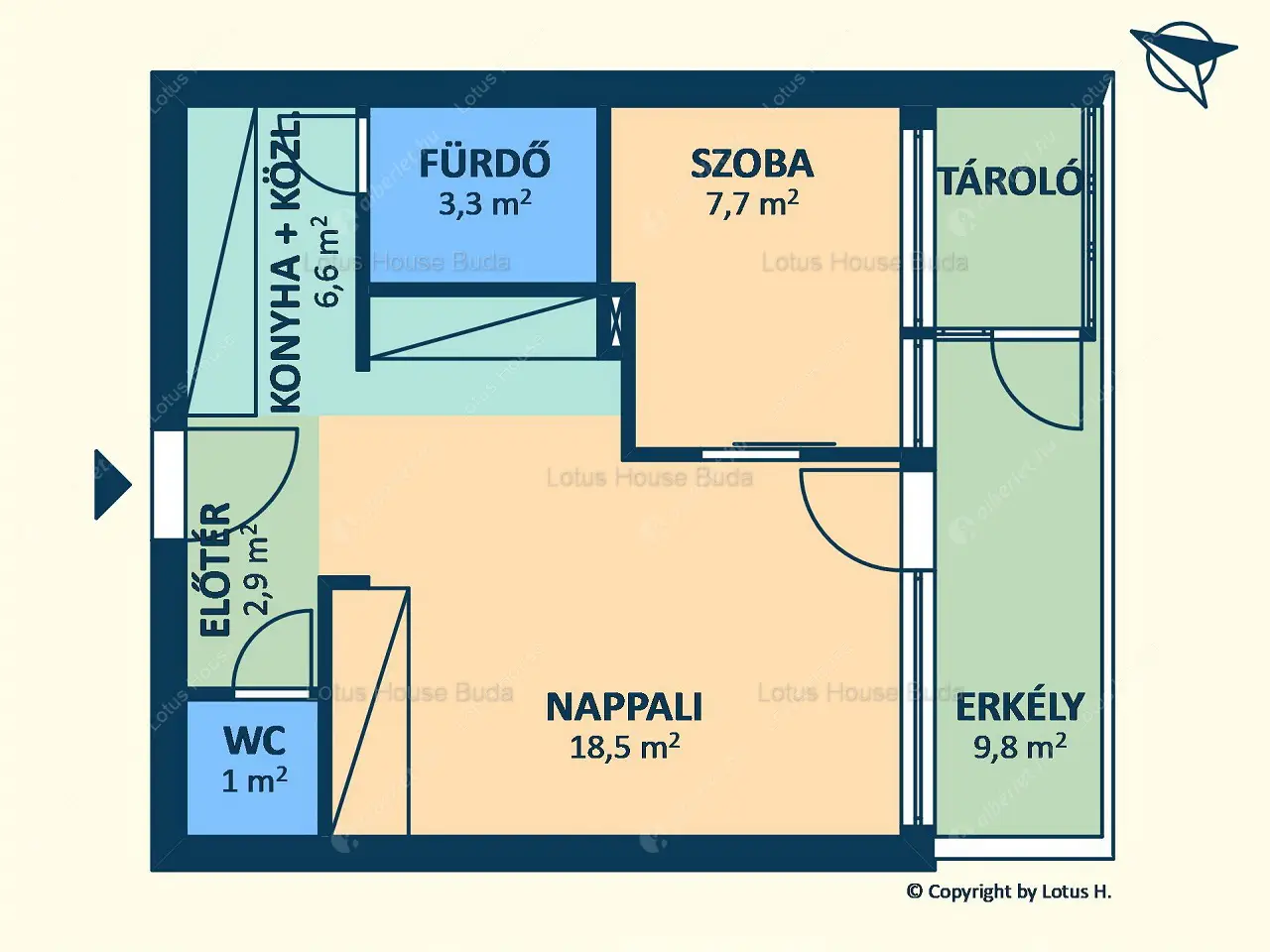 Kiadó albérlet 320000 Ft/hó áron: Budapest, XII. kerület  Csipke utca. Mérete: 45 nm, 2 szobás | Alberlet.hu - 6544538