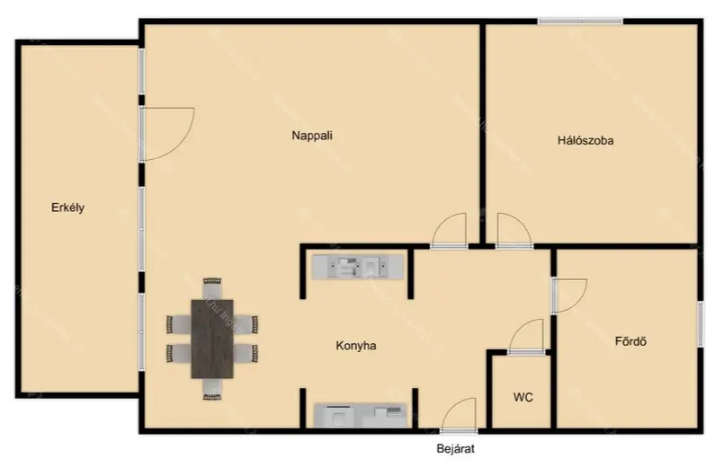 Kiadó albérlet 260000 Ft/hó áron: Budapest, XII. kerület  György Aladár utca. Mérete: 56 nm, 2 szobás | Alberlet.hu - 6648488