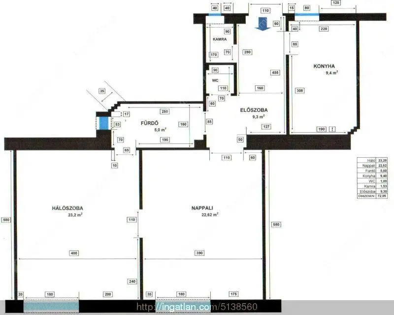 Kiadó albérlet 230000 Ft/hó áron: Budapest, XII. kerület  Királyhágó tér. Mérete: 69 nm, 2 szobás | Alberlet.hu - 6603775