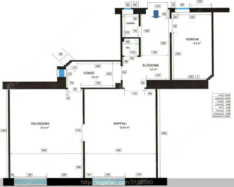 Kiadó albérlet 230000 Ft/hó áron: Budapest, XII. kerület  Királyhágó tér. Mérete: 69 nm, 2 szobás | Alberlet.hu - 6606944