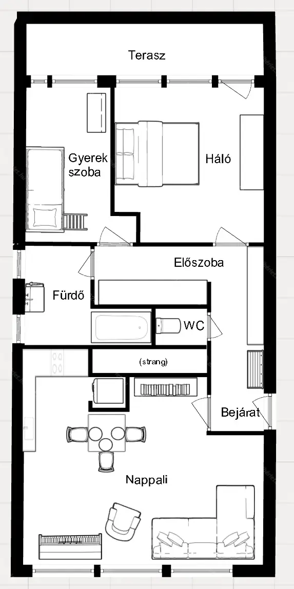 Kiadó albérlet 350000 Ft/hó áron: Budapest, XII. kerület  Thomán István utca. Mérete: 68 nm, 2 szobás | Alberlet.hu - 6683365