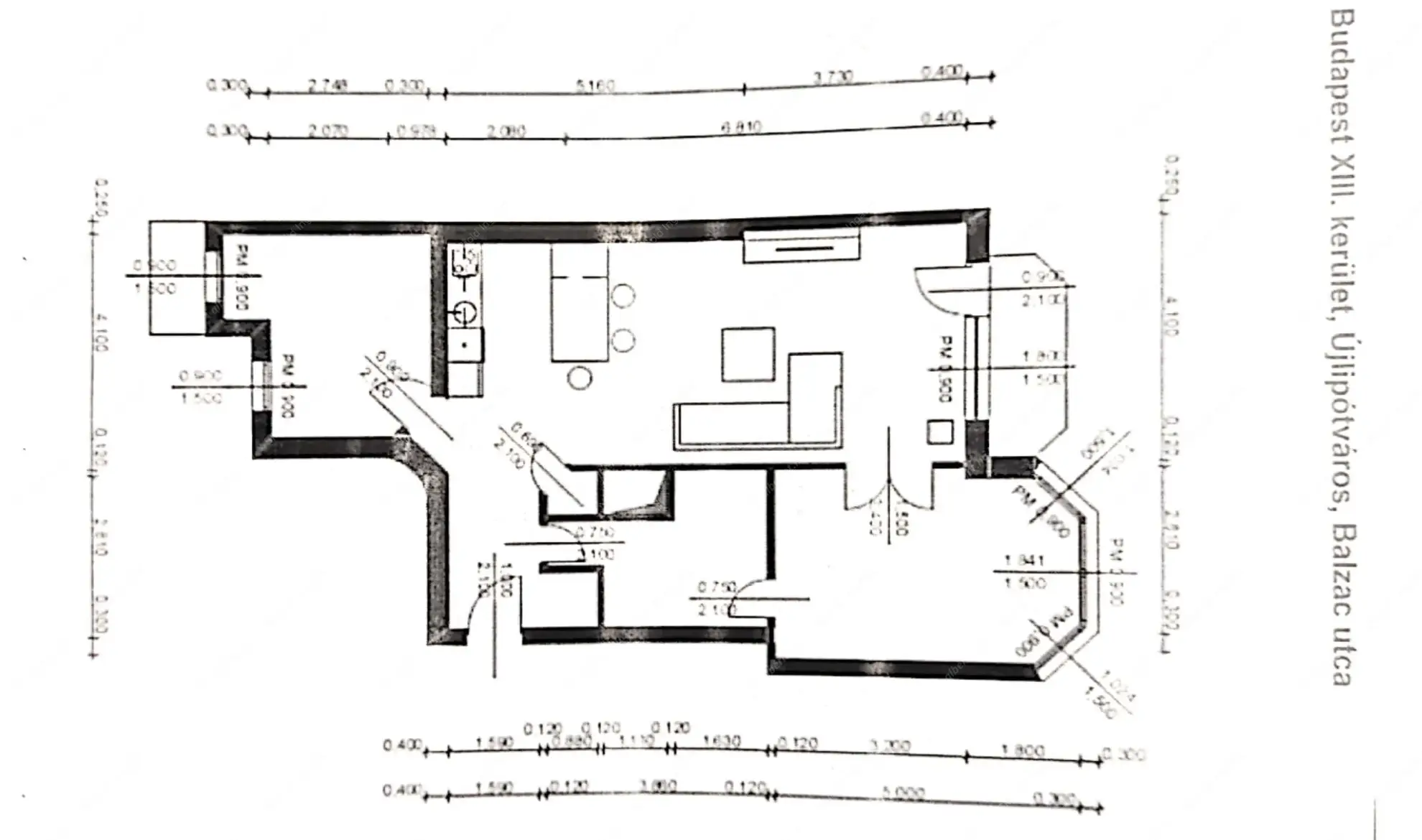 Kiadó albérlet 540000 Ft/hó áron: Budapest, XIII. kerület  Balzac utca. Mérete: 76 nm, 3 szobás | Alberlet.hu - 6593713