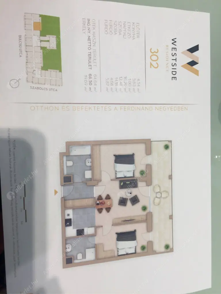 Kiadó albérlet 382000 Ft/hó áron: Budapest, XIII. kerület  Bulcsú utca. Mérete: 60 nm, 3 szobás | Alberlet.hu - 6598746