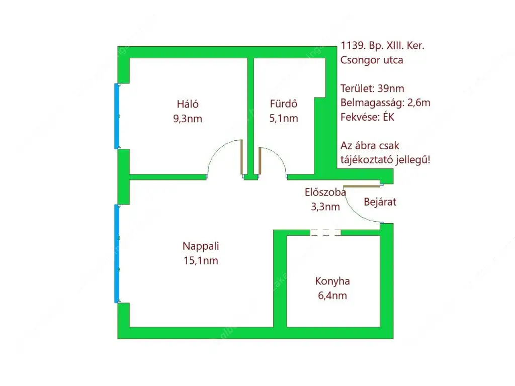 Kiadó albérlet 230000 Ft/hó áron: Budapest, XIII. kerület  Csongor utca. Mérete: 40 nm, 1 szobás | Alberlet.hu - 6357639