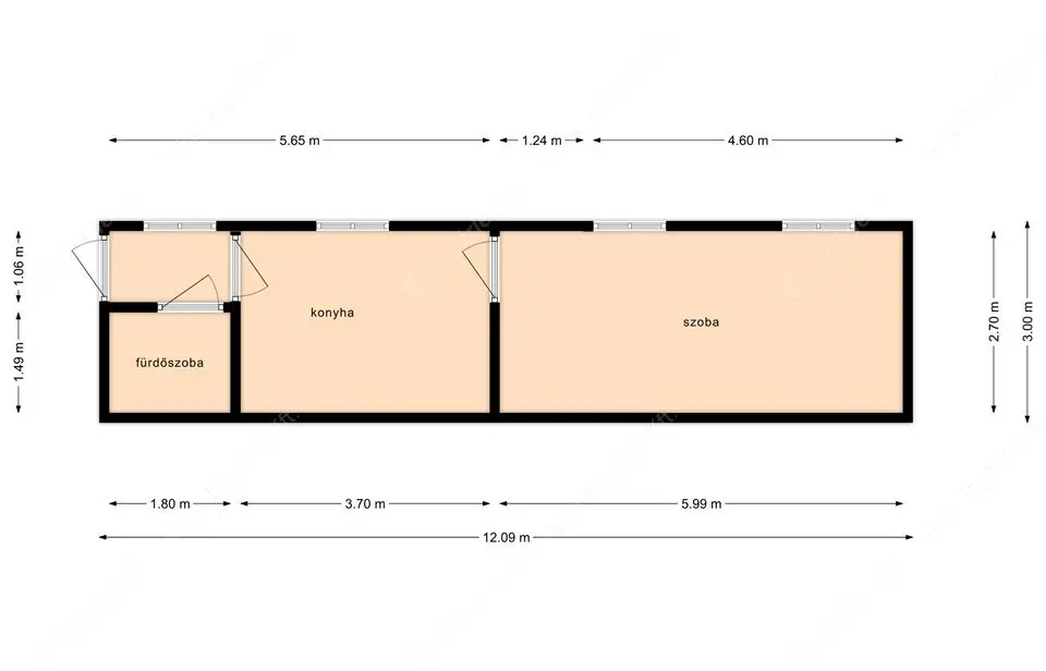 Kiadó albérlet 180000 Ft/hó áron: Budapest, XIII. kerület  Hegedűs Gyula utca. Mérete: 32 nm, 1 szobás | Alberlet.hu - 5782504