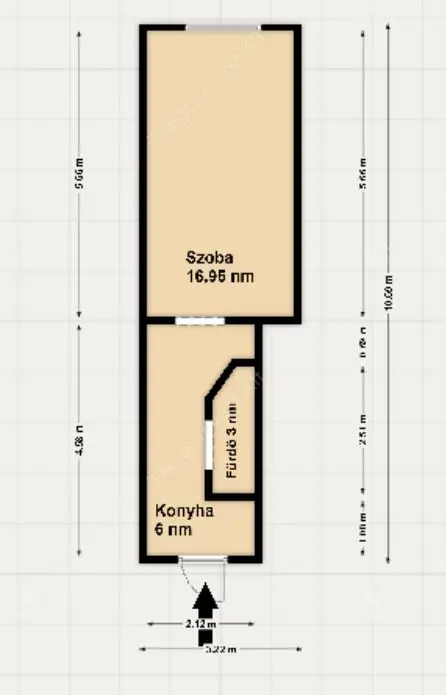 Kiadó albérlet 190000 Ft/hó áron: Budapest, XIII. kerület  Kassák Lajos utca. Mérete: 27 nm, 1 szobás | Alberlet.hu - 6503196