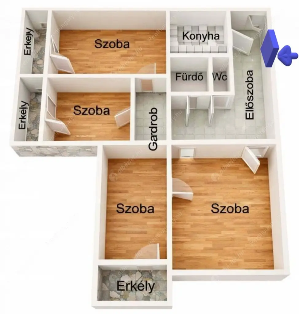 Kiadó albérlet 419000 Ft/hó áron: Budapest, XIII. kerület  Népfürdő utca. Mérete: 81 nm, 3 szobás | Alberlet.hu - 6636566