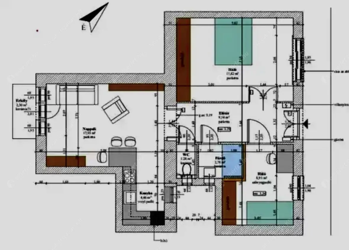 Kiadó albérlet 340000 Ft/hó áron: Budapest, XIII. kerület  Raoul Wallenberg utca. Mérete: 61 nm, 2 szobás | Alberlet.hu - 6603007