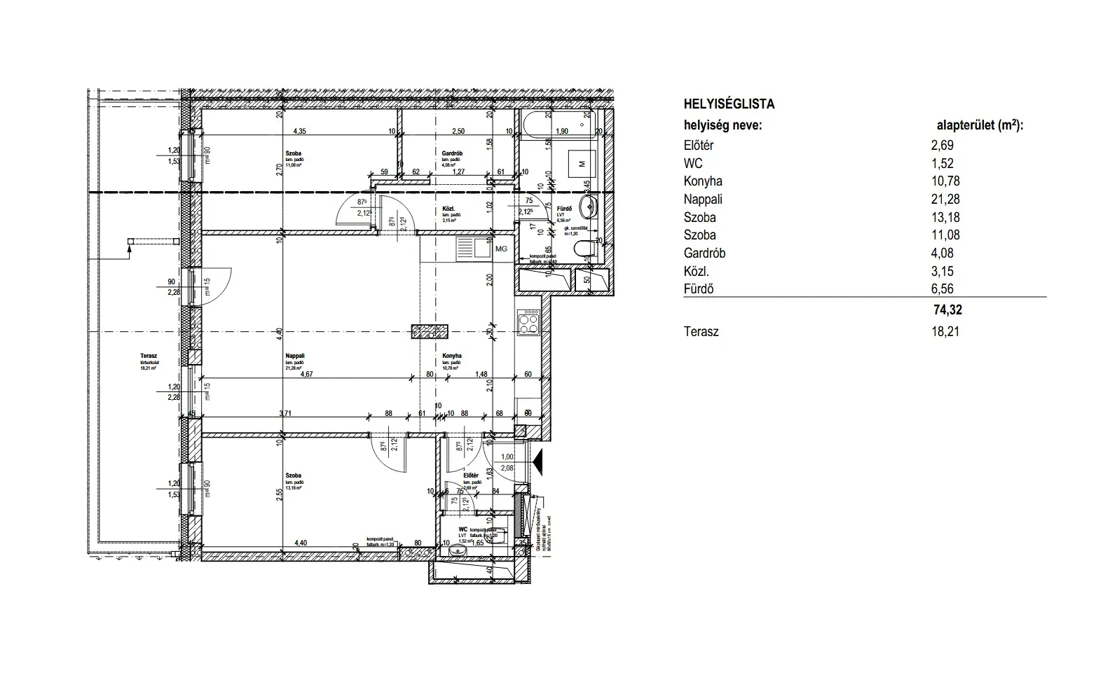Kiadó albérlet 434000 Ft/hó áron: Budapest, XIII. kerület  Röppentyű utca. Mérete: 77 nm, 3 szobás | Alberlet.hu - 6700155