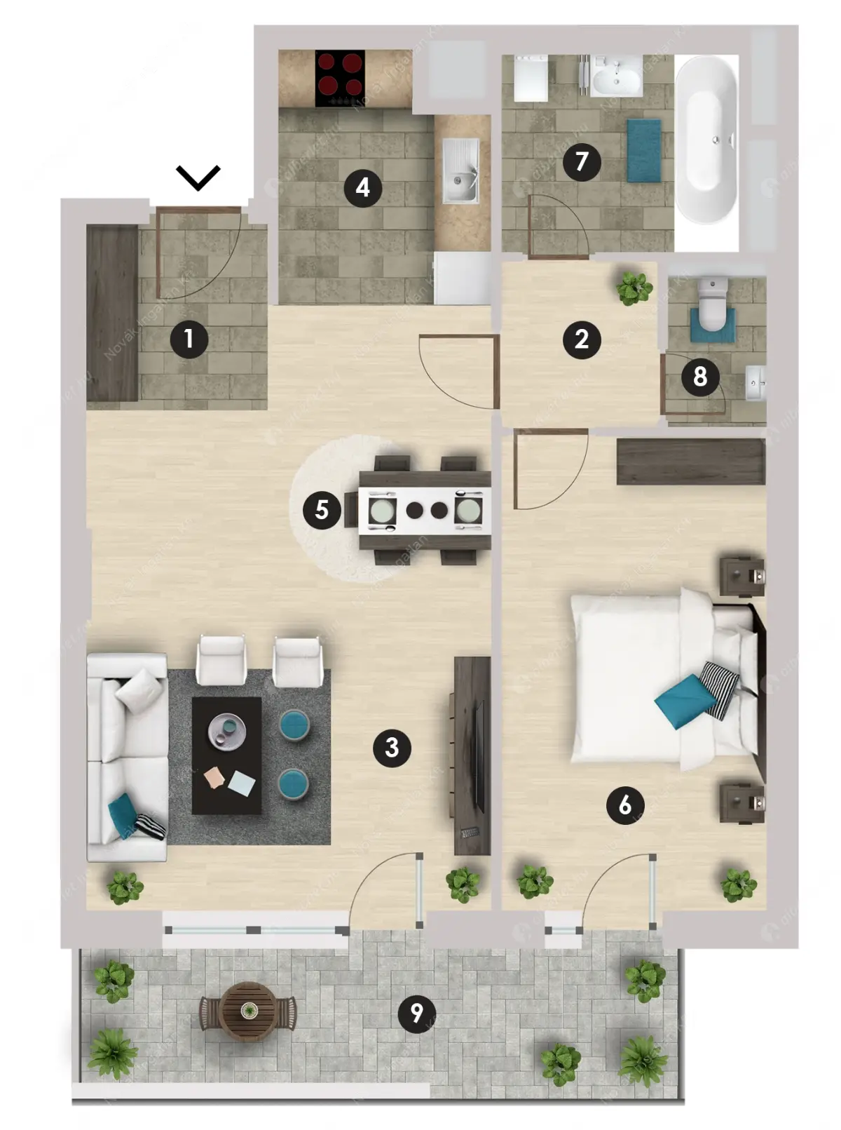 Kiadó albérlet 330000 Ft/hó áron: Budapest, XIII. kerület  Szabolcs utca. Mérete: 54 nm, 2 szobás | Alberlet.hu - 6620853