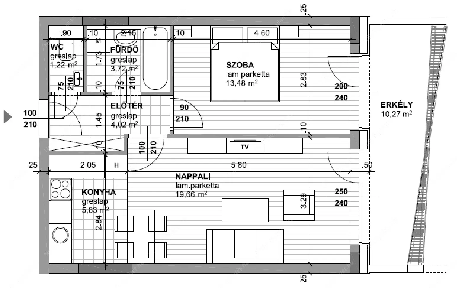 Kiadó albérlet 270000 Ft/hó áron: Budapest, XIII. kerület  Taksony utca. Mérete: 50 nm, 2 szobás | Alberlet.hu - 6562118