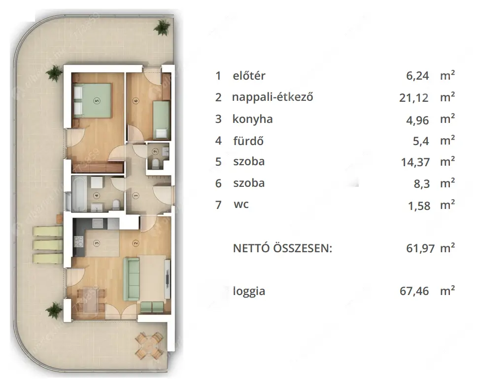 Kiadó albérlet 475000 Ft/hó áron: Budapest, XIV. kerület  Bartl János utca. Mérete: 62 nm, 2 szobás | Alberlet.hu - 6638663