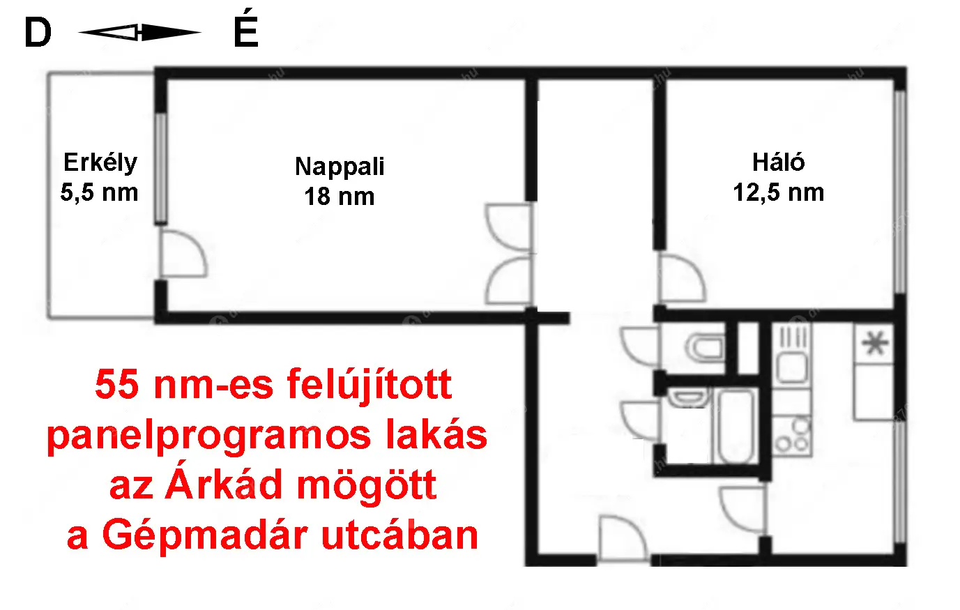 Kiadó albérlet 240000 Ft/hó áron: Budapest, XIV. kerület  Gépmadár utca. Mérete: 55 nm, 2 szobás | Alberlet.hu - 6159343