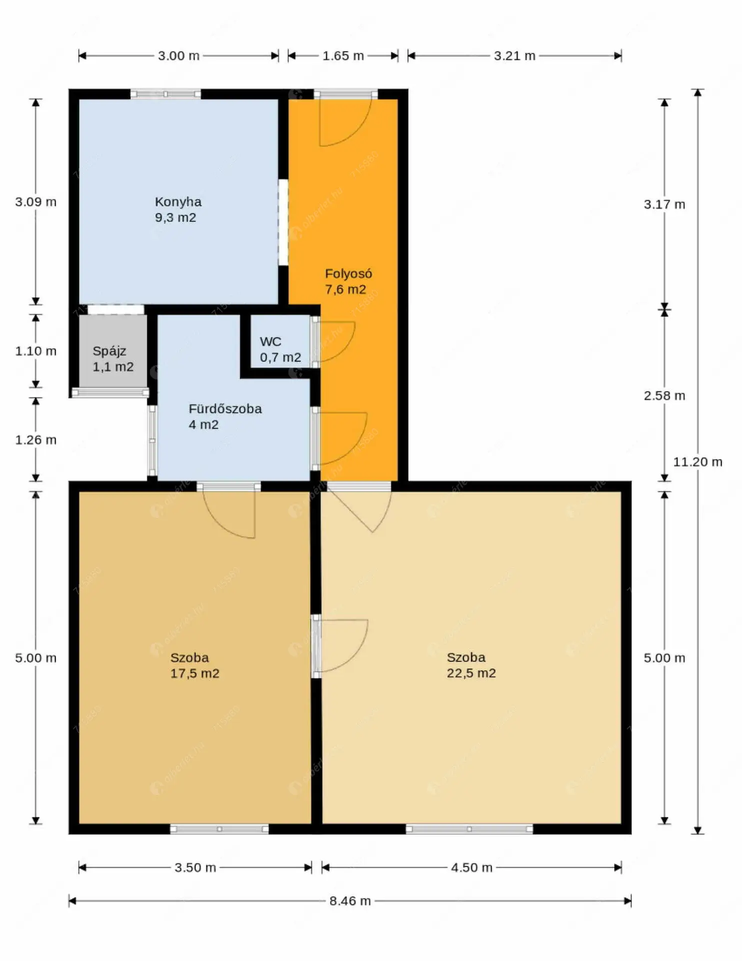 Kiadó albérlet 275000 Ft/hó áron: Budapest, XIV. kerület  Nagy Lajos király útja. Mérete: 60 nm, 2 szobás | Alberlet.hu - 5765270