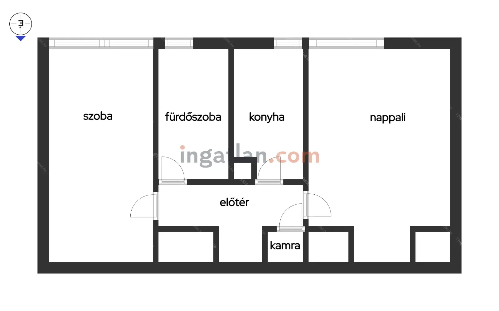 Kiadó albérlet 120000 Ft/hó áron: Nyíregyháza,  Toldi utca. Mérete: 48 nm, 2 szobás | Alberlet.hu - 6693878