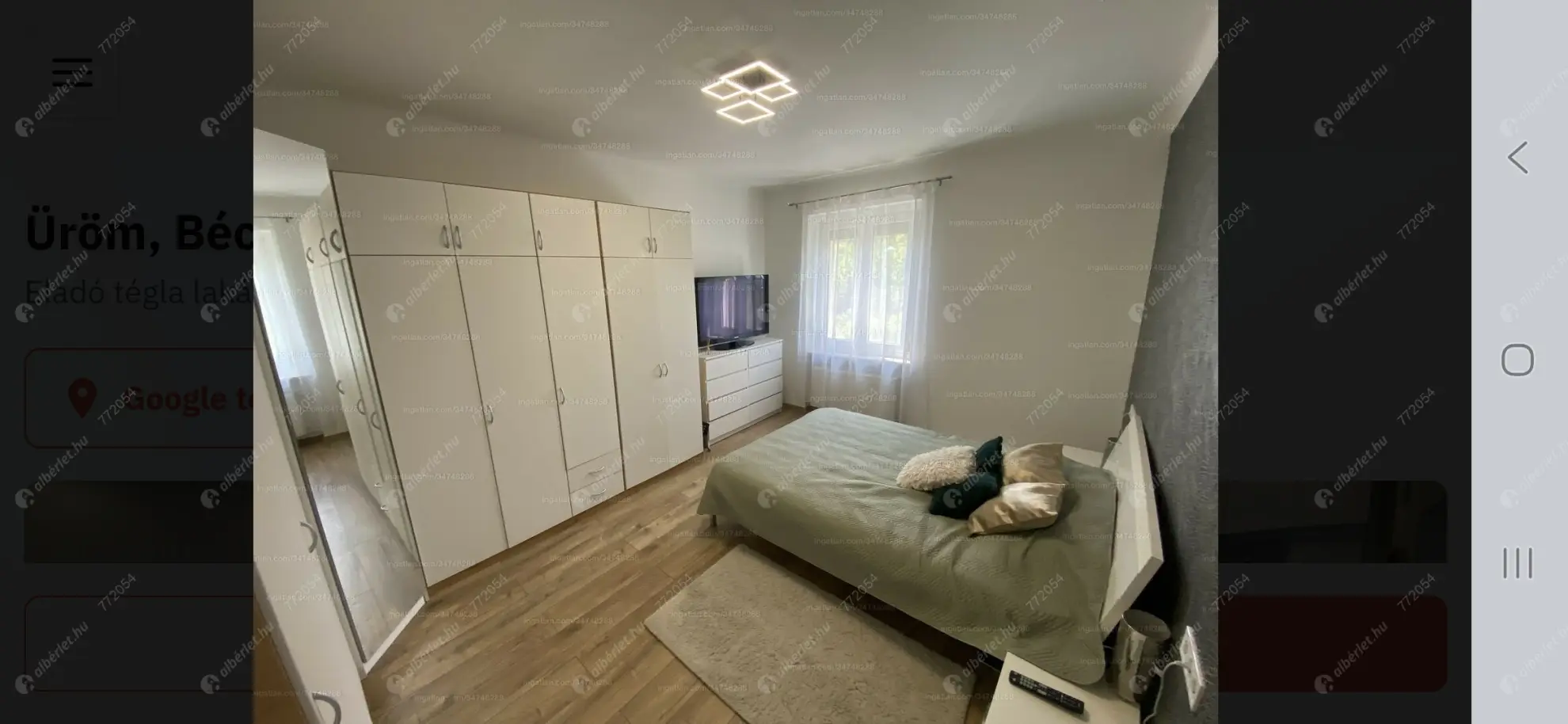 Kiadó albérlet 255000 Ft/hó áron: Üröm, III. kerület   Bécsi út . Mérete: 50 nm, 1 szobás | Alberlet.hu - 6602739